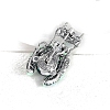 Alloy Emerald Rhinestone Insect Brooch PW-WG853DD-01-5