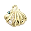 Alloy Rhinestone Pendants FIND-A051-06G-1