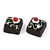 Square Cake Resin Decoden Cabochons LS-CRES-R183-21B-3