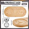 Bamboo Spice Plate ODIS-WH0108-035-3