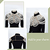 Resin Imitation Pearl Handmade Shoulder Chain FIND-WH0152-906-3