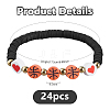 24Pcs Polymer Clay Heishi Beads Stretch Bracelets BJEW-DC00018-2