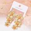 Alloy Stud Earrings EJEW-M092-01G-3