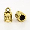 Tibetan Style Alloy Cord Ends LS-TIBE-090-AG-RS-1