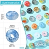 36Pcs 3 Styles Resin European Beads RESI-FS0001-72-4