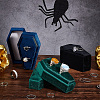 Halloween Theme Coffin Shaped Velvet Finger Ring Boxes VBOX-WH0015-01A-4