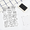 Globleland 9Sheet 9 Style PVC Plastic Stamps DIY-GL0003-07-3