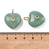 Natural Green Aventurine Pendants G-B180-03G-10-3