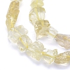 Raw Rough Natural Lemon Jade Beads Strands G-I279-B11-3