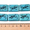 Synthetic Turquoise Beads UNKW-T001-17-5