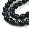 Natural Green Kyanite Beads Strands G-T140-6mm-07-4