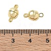 Brass Magnetic Clasp with Loop KK-CBA5585-10G-2