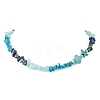 Natural Lapis Lazuli & & Synthetic Turquoise & Natural White Jade Necklaces NJEW-JN06630-2