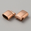 316 Stainless Steel Magnetic Clasps with Glue-in Ends STAS-WH0036-23MRG-2