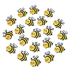 Bees Computerized Embroidery Cloth Iron on/Sew on Patches PATC-WH0002-131-1