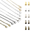 50Pcs 10 Styles Iron Rolo Chains Necklaces Making FIND-YW0004-87-1