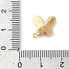 Brass with Natural Shell Fold Over Clasps LS-KK-G505-27G-3