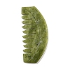 Natural Xiuyan Jade Massage Combs AJEW-K045-01A-1