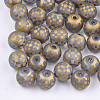 Electroplate Glass Beads EGLA-S178-04F-1