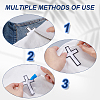 20Pcs Polyester Clothing Patches PATC-GA0002-02B-3