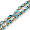 Electroplate Glass Beads Strands EGLA-K015-12A-1