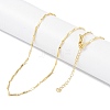 Brass Chain Necklaces NJEW-P309-07G-2