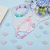 48pcs 6 colors Opaque Acrylic Beads OACR-SC0001-80-4