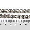 Transparent Electroplate Glass Beads Strands EGLA-N002-34C-C14-4