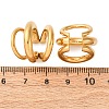 Triple C-Shaped 304 Stainless Steel Cuff Earrings EJEW-A131-04D-G-5