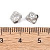 Hammered 304 Stainless Steel Beads STAS-B127-01P-03-3