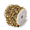 Brass Flat Round with Star Link Chains CHC-H114-06G-02-2