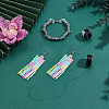 2 Rolls Nylon Beading Threads NWIR-PH0002-38A-4