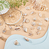 100Pcs 10 Styles Opaque Acrylic Pendants OACR-PH0004-41-2