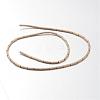 Electroplate Non-magnetic Synthetic Hematite Bead Strands G-F300-37B-F06-2