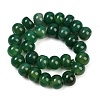 Dyed Natural Agate Beads Strands G-U030-A01-03-3