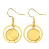 304 Stainless Steel Earring Cabochon Settings STAS-D267-01A-G-1