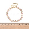 Brass Link Chain Bracelets BJEW-D378-06G-5