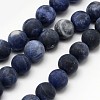 Natural Sodalite Beads Strands G-D682-6mm-1