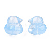 Transparent Spray Painted Glass Beads GLAA-N035-023-C03-2