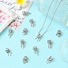 12Pcs 4 Styles Alloy European Beads FIND-CJ0005-01-6