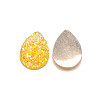 Druzy Resin Cabochons RESI-WH0026-01I-1