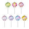 14Pcs 7 Colors Gradient Color Transparent Resin Big Pendants FIND-TA0004-65-3