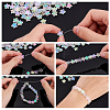 Eco-Friendly Transparent Acrylic Beads TACR-FH0001-01-3