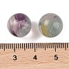 Natural Fluorite No Hole Sphere Beads G-K353-04B-45-3