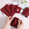 Beebeecraft 16Pcs 4 Styles Polyester Imitation Burlap Packing Pouches Drawstring Bags ABAG-BBC0001-01D-3