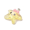 Marine Animal Series Resin Pendants RESI-Q012-01B-01-2