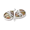 Natural Unakite Pendants G-G900-01P-12-3