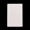 Rectangle Paper Earring Display Cards CDIS-D007-01G-4