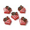 Christmas Opaque Resin Cabochons LS-RESI-K019-32-1