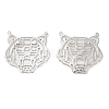 Brass Filigree Animal Pendants KK-G468-37P-1